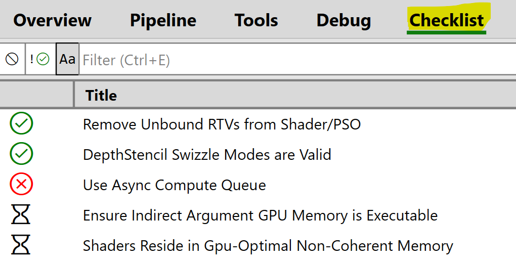 Screenshot of PIX tool